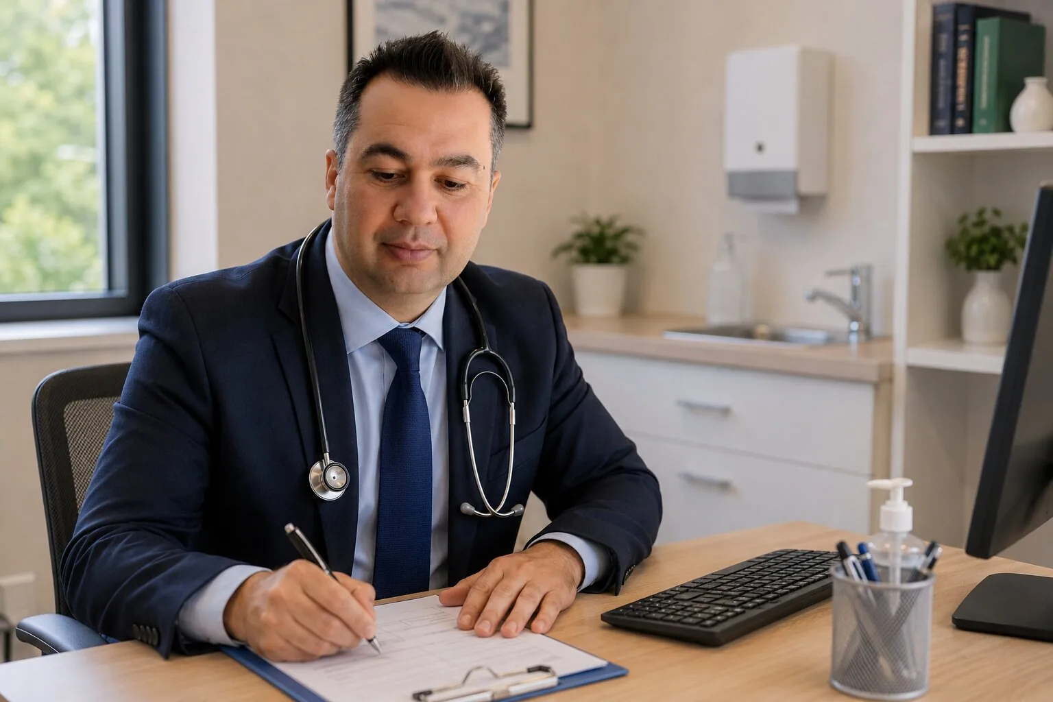 Dr Georgios Schoinas, private GP at AristoGP, Central London EC1