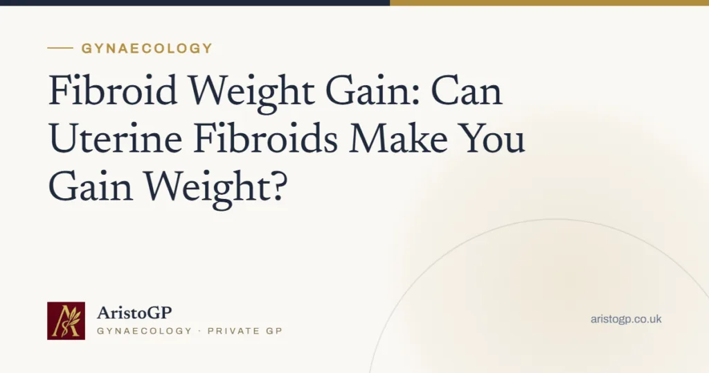 Fibroid Weight Gain: Can Uterine Fibroids Make You Gain Weight?