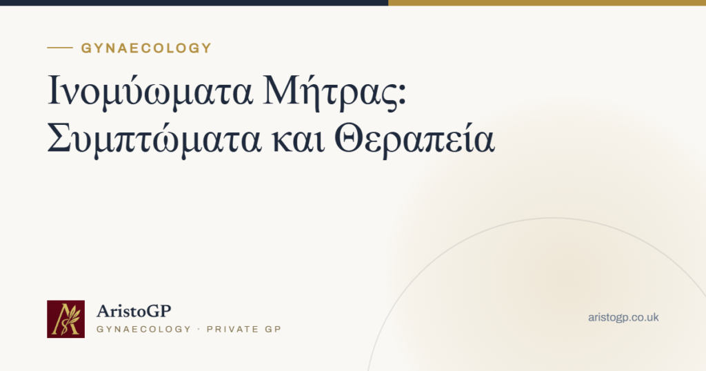 Ινομύωματα Μήτρας: Συμπτώματα και Θεραπεία
